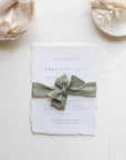 Silk Ribbon for Wedding Invitations