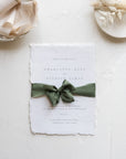 Silk Ribbon for Wedding Invitations