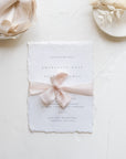 Silk Ribbon for Wedding Invitations