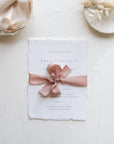 Silk Ribbon for Wedding Invitations