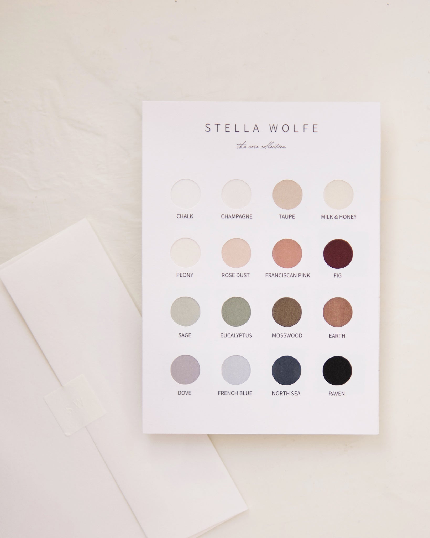 Silk Ribbon Swatch Set | Stella Wolfe Colour Samples