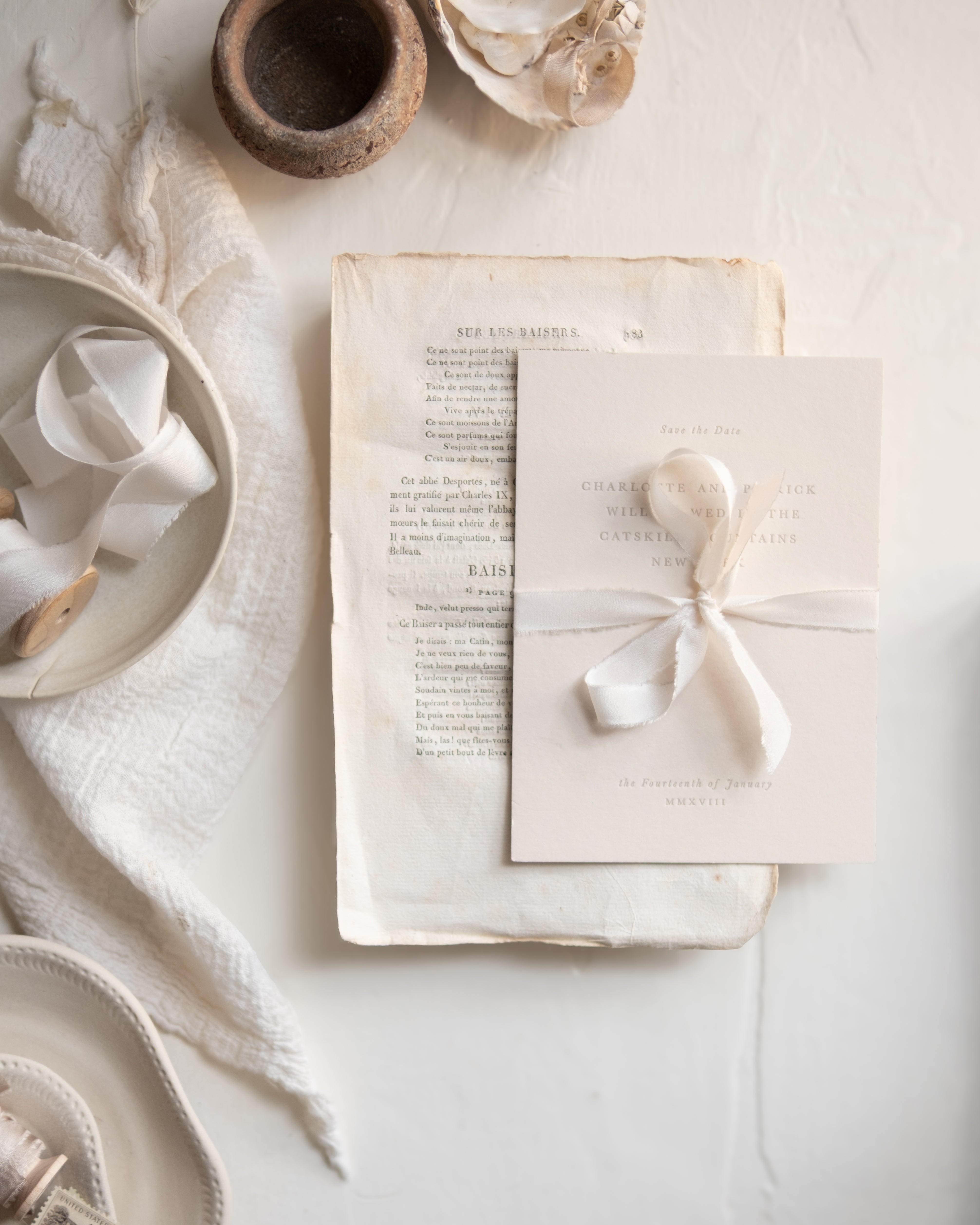 Champagne Silk Ribbon – Stella Wolfe