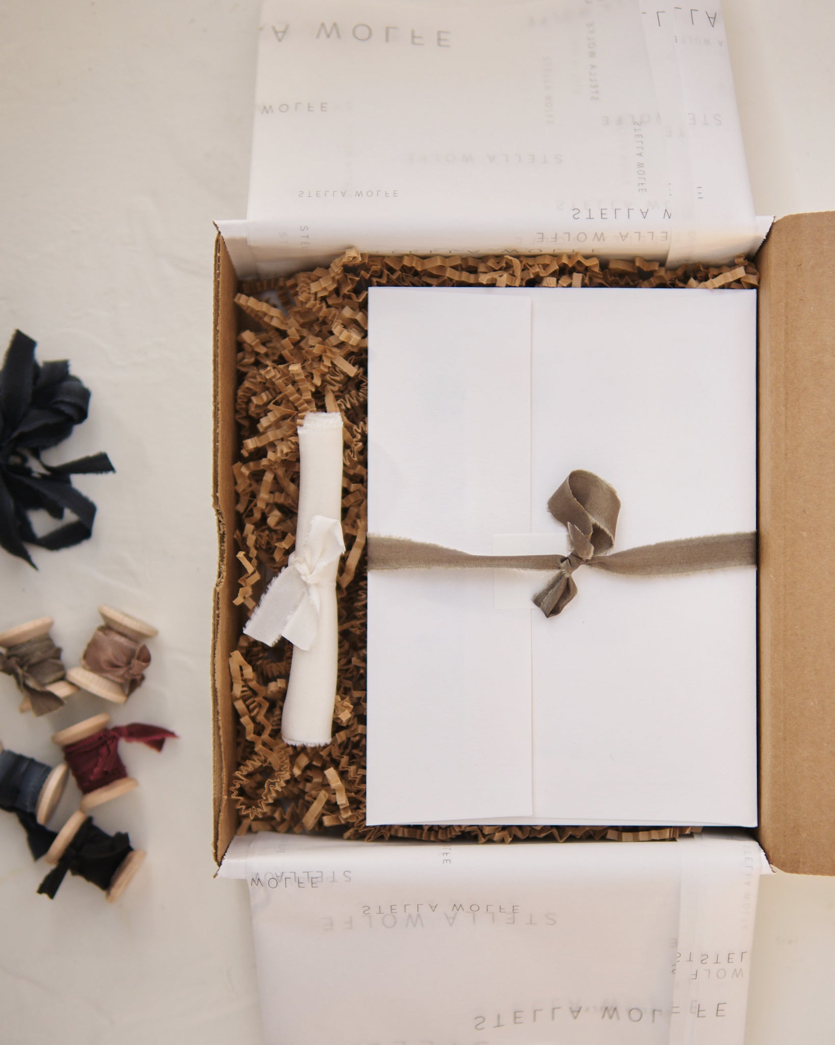 Mover Ribbon Sample Silk Ribbon Sample Box – Stella Wolfe