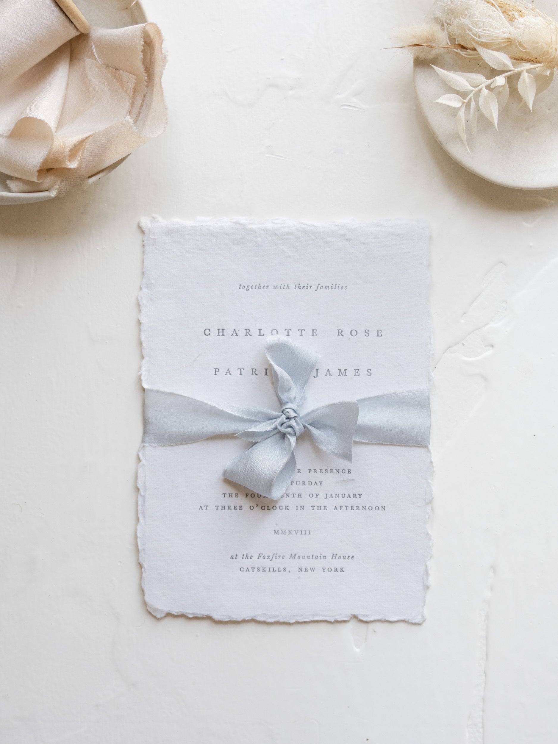 Silk Ribbon for Wedding Invitations