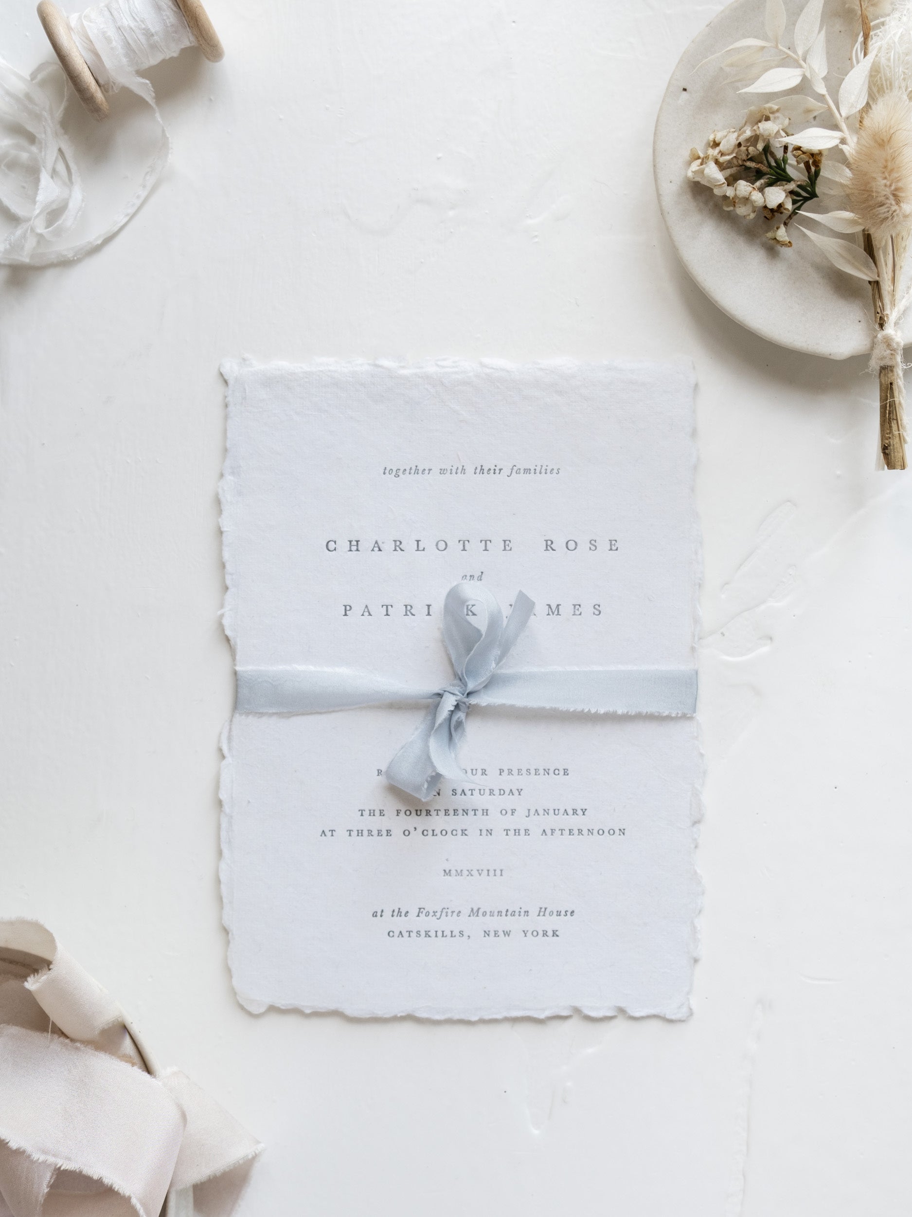 Silk Ribbon for Wedding Invitations