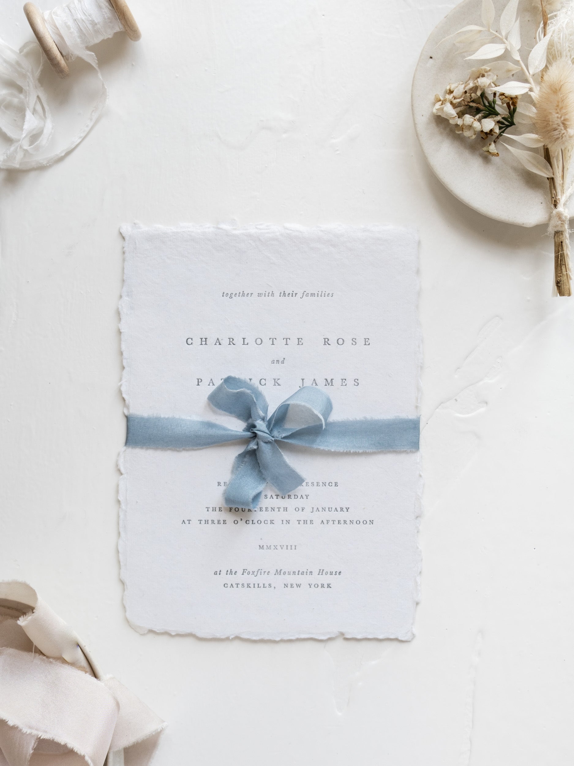 Silk Ribbon for Wedding Invitations – Stella Wolfe