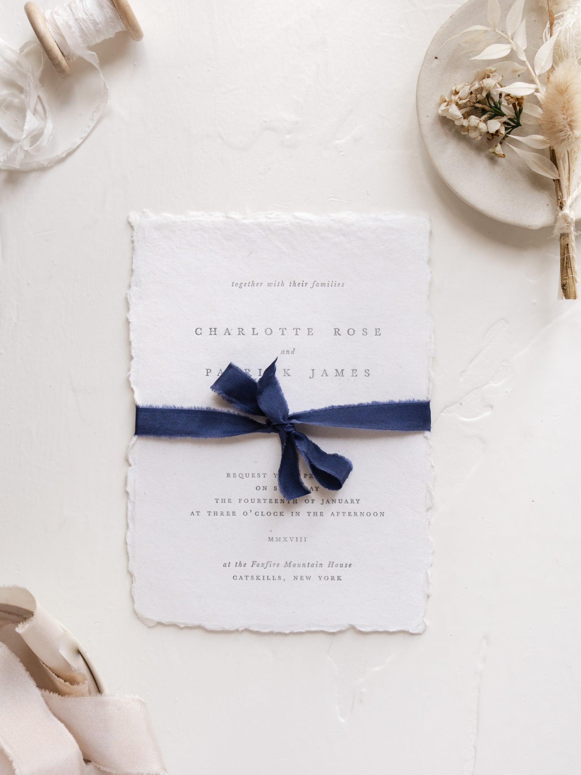 Silk Ribbon for Wedding Invitations – Stella Wolfe